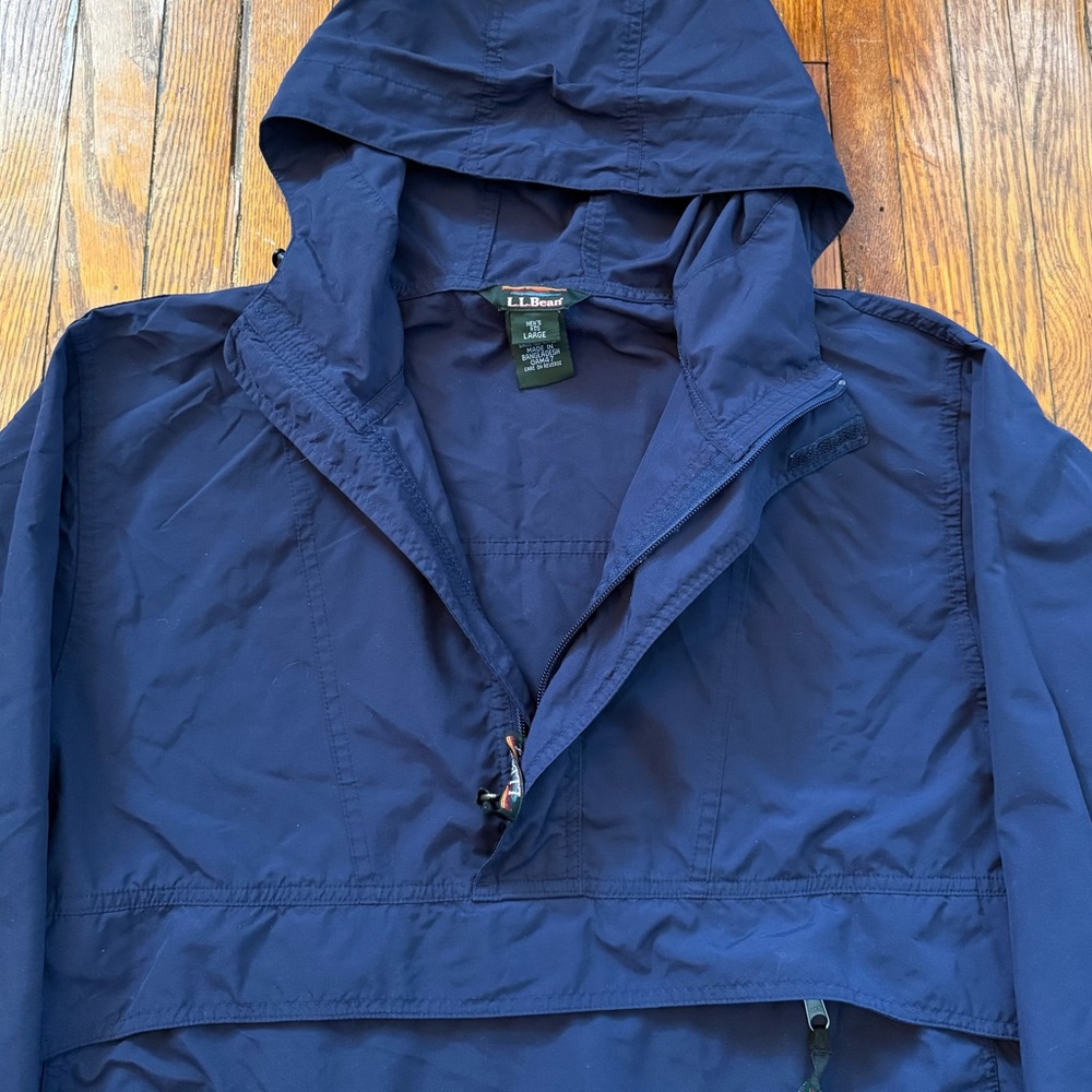 L.L.Bean Mountain Classic Anorak Pullover Lightweight Y2K Vintage Jacket - Picture 3 of 14